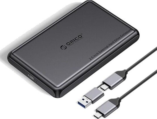 ORICO DDL25-C3 2.5" HDD/SSD USB-C 5Gb/s Disk Drive Black DDL25-C3-BK-BP