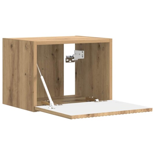TV Veggskap Kunstnerisk Eik 60 x 31 x 29.5 cm Konstruert tre