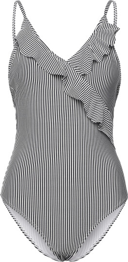 Becksöndergaard | Striba Bly Frill Swimsuit | S