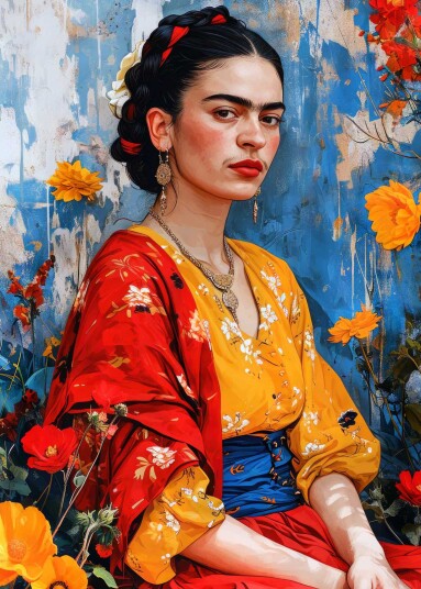 Plakat Frida Kahlo Portrett