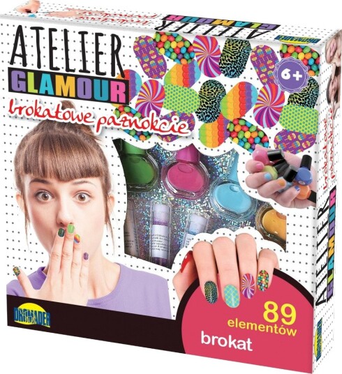 Dromader Atelier Glitrene Neglesett 6+ År 89 Deler