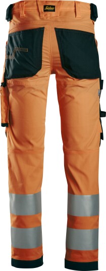 Snickers Workwear 6343 Arbeidsbukse oransje/svart Oransje/Svart, Klær