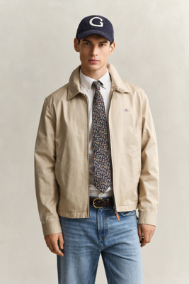 Gant Bomullsvindjakke OAT BEIGE XL Gant Bomullsvindjakke OAT BEIGE XL