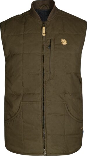 Fjellreven Men's Grimsey Vest XL , Dark Olive