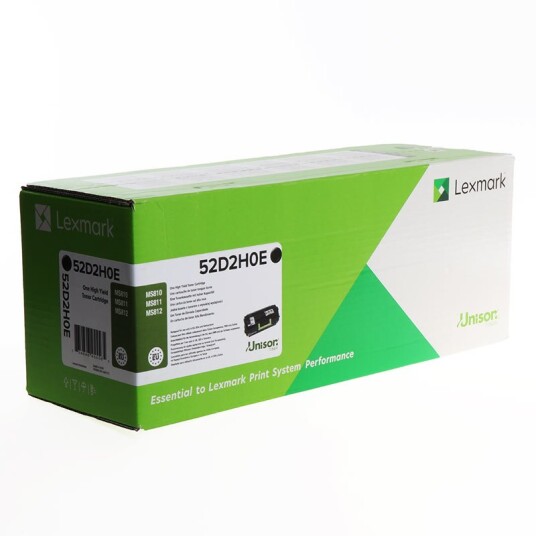 Lexmark 810de/812de (Corporate) BK Toner - 52D2H0E Original - Svart 25000 sider Lexmark 810de/812de (Corporate) BK Toner - 52D2H0E Original - Svart 25000 sider