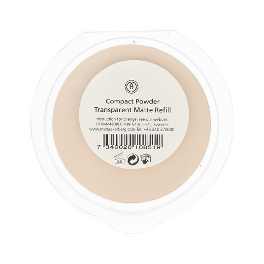 Maria Åkerberg Compact Powder Refill Sticker Transparent Matte