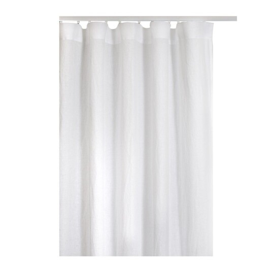 Himla Twilight gardin med rynkebånd 140x290 cm White