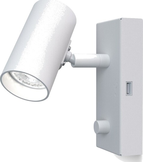 Tyson V5079 Vegglampe Med Dimmer Og USB høyre