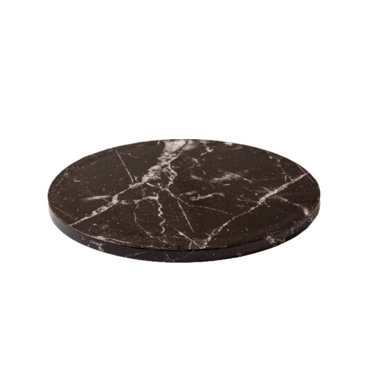 Kake Drum Rund Svart Marmor 36cm Kake Drum Rund Svart Marmor 36cm