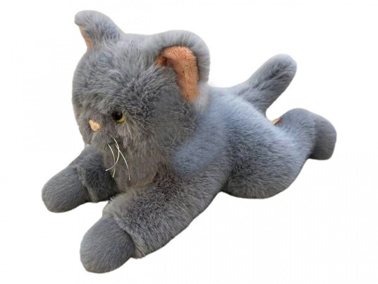 Madej Maskot Kosebamse 45 cm Grå Katt Madej Maskot Kosebamse 45 cm Grå Katt