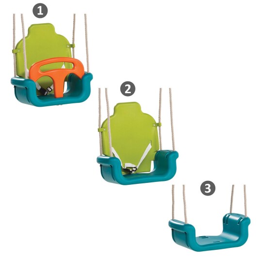 Skiftmig Huske Baby/Barn 3-i-1