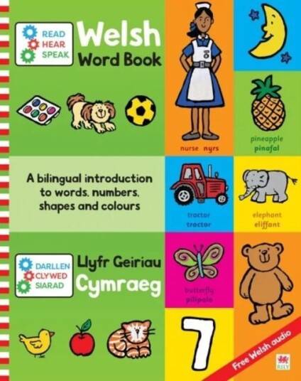 Darllen, Clywed, Siarad: Llyfr Geiriau Cymraeg / Read, Hear, Speak: Welsh Word Book Av Campbell Books