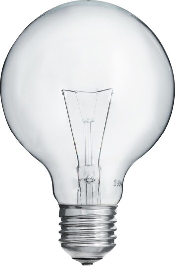 Unison Dekorativ Glødepære E27 Klar 60W Ø80mm