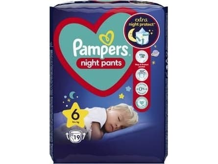 Pampers Pieluchomajtki Night Pants 6 15+ kg 19 szt.