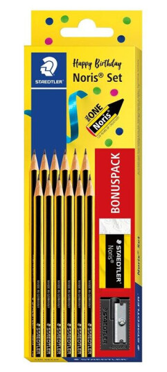 Staedtler Pencil Noris HB set 100% PEFC