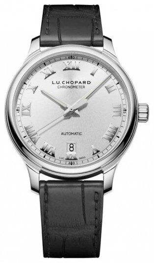 Chopard Herreklokke 168558 3001 L.U.C 1937 Classic Sølvfarget/Lær Chopard Herreklokke 168558 3001 L.U.C 1937 Classic Sølvfarget/Lær