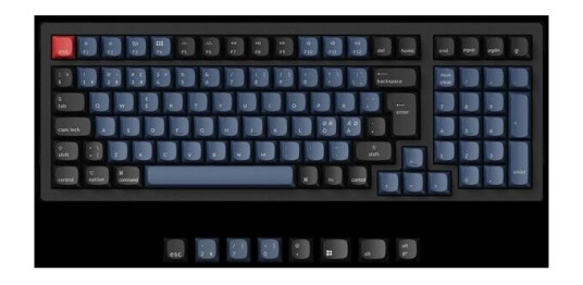 Keychron K4 Pro QMK/VIA Wireless RGB Hot Swap K Pro Red - ND - Gamingtastatur - Nordisk - Svart Keychron K4 Pro QMK/VIA Wireless RGB Hot Swap K Pro Red - ND - Gamingtastatur - Nordisk - Svart
