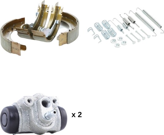 Bremsesko sett RIDEX 70B2161 Bremsesko sett RIDEX 70B2161