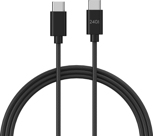 Andersson USB-C - USB-C Braided 5A 240W Black 1M