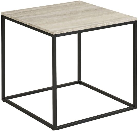 Iris sofabord hjørnebord travertin dekor beige. Iris sofabord hjørnebord travertin dekor beige.