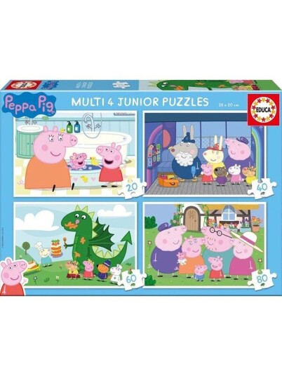 Educa 20 40 60 80 Peppa Pig Multi 4 Educa 20 40 60 80 Peppa Pig Multi 4