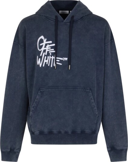 Off White Herre Gensere & Hettegensere Blå S, Off White Herre Gensere & Hettegensere Blå S,