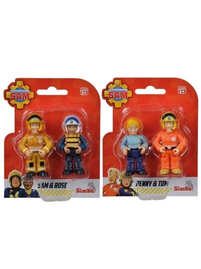 SIMBA DICKIE GROUP Fireman Sam Play Figures 2pcs. SIMBA DICKIE GROUP Fireman Sam Play Figures 2pcs.
