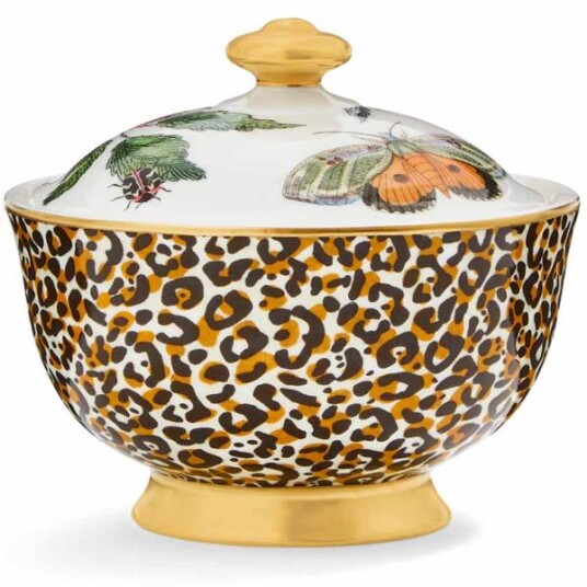 Spode  Creatures of Curiosity Sukkerbolle med lokk 20 cl