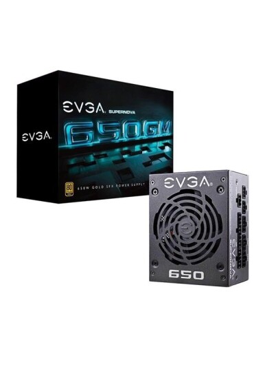EVGA SuperNOVA 650 GM - SFX Strømforsyning (PSU) - 650 Watt - 92 mm - 80 Plus Gold sertifisert