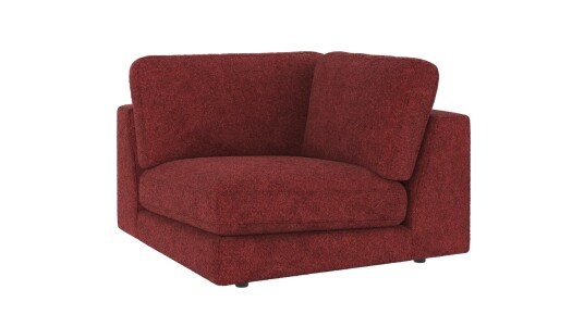Rowico Home Duncan hjørnedel Rød Anna 8 103 x 103 x 78 cm Rød
