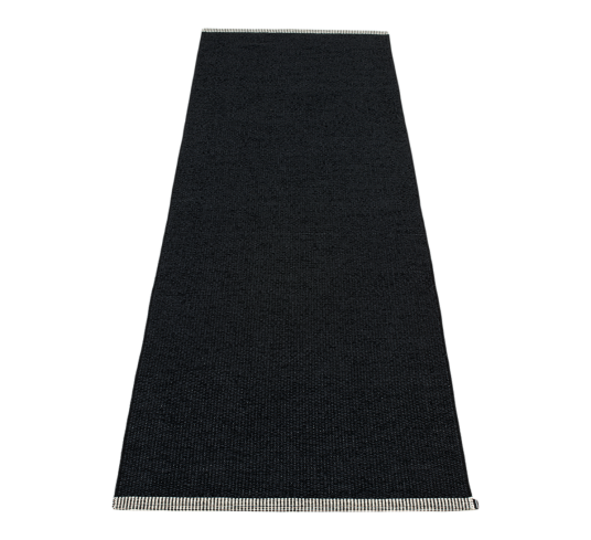 Pappelina Mono matte sort 85x260 cm Pappelina Mono matte sort 85x260 cm
