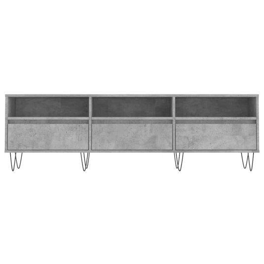 vidaXL TV-benk betonggrå 150x30x44,5 cm konstruert tre 8720845875077 vidaXL TV-benk betonggrå 150x30x44,5 cm konstruert tre 8720845875077