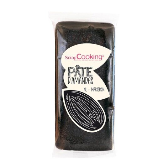 ScrapCooking   Marsipan 200 g svart