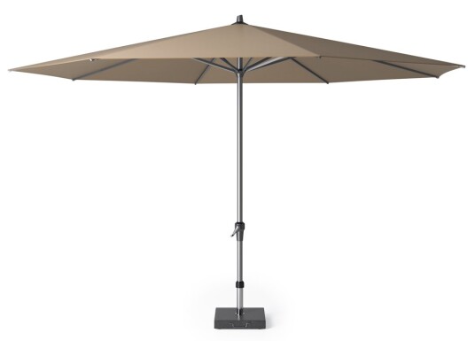 Platinum Riva parasoll Taupe/grå exkl. parasollfot 4 m Natur