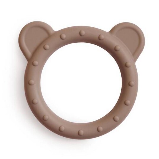 Mushie Bitering Teether Bear Natural