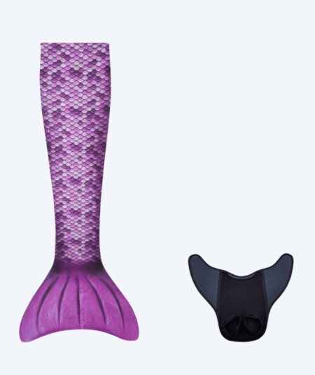 Kuaki Mermaids havfruehale til barn - Sett - Lilla Kuaki Mermaids havfruehale til barn - Sett - Lilla