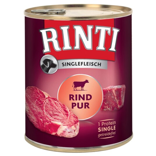 Rinti Singleprotein 6 X 800 G Storfe