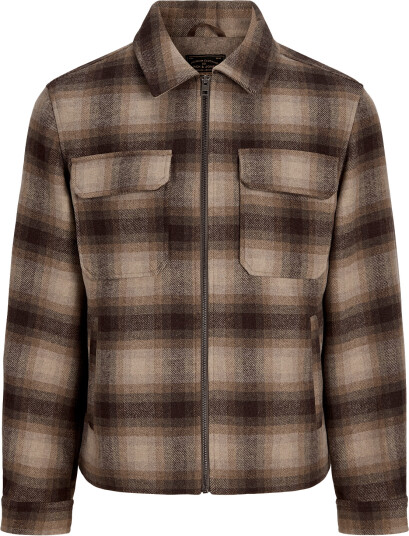 Jack & Jones Jprbluwakefield Wool Blend Jacket Sn Brown L