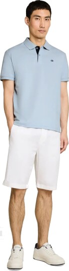 Tom Tailor Basic Polo With Contrast Blue S Tom Tailor Basic Polo With Contrast Blue S