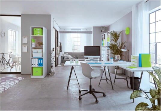 Leitz Wow Cube   Skuffskap   5 Skuffer   For A4 Maxi   Grønn