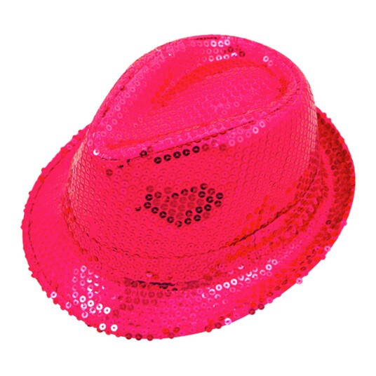 Henbrandt Paljetthatt Gangster Rosa - One size