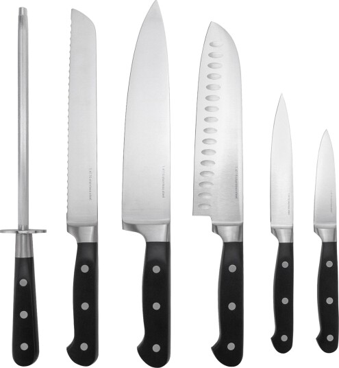 Essentials Knivsett 6 deler 1.4116 stål, klassisk design Essentials Knivsett 6 deler 1.4116 stål, klassisk design