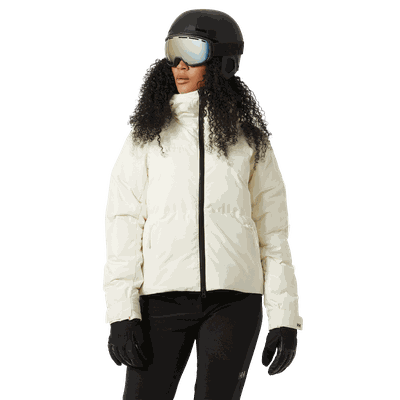 Helly hansen Alpine Jacket Nora Short Puffy 23/24 skijakke boblejakke dame Hvit XS