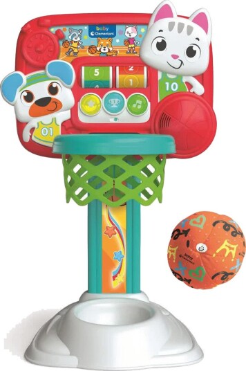 Clementoni Vokse-med-meg Basketballkurv 12 m+