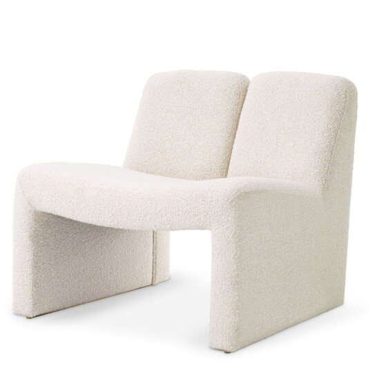 Macintosh lenestol bouclé cream