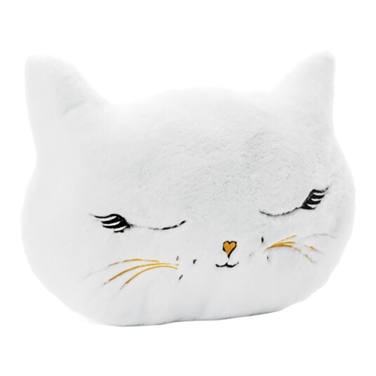 PartyDeco Pute Katt Hvit PartyDeco Pute Katt Hvit