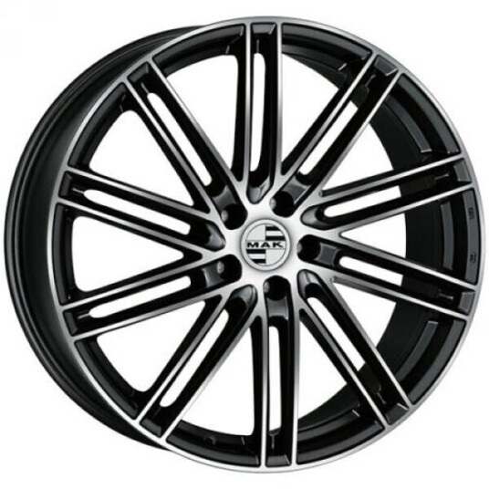 Mak Leipzig Black Polished 10x21 5x112 ET19 B66.5
