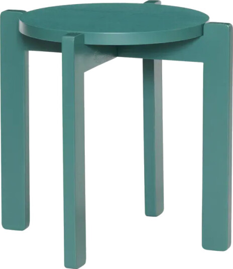 Hübsch Always Stool Petrol Blue 45X42CM Hübsch Always Stool Petrol Blue 45X42CM