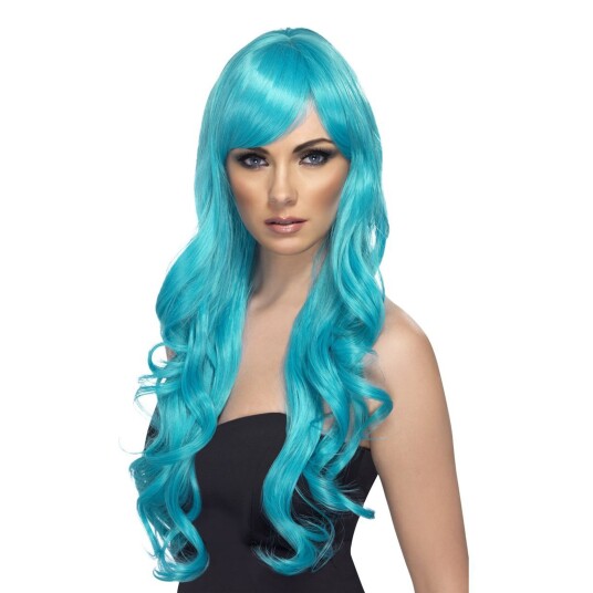 Smiffys Desire Turkis Parykk - One size