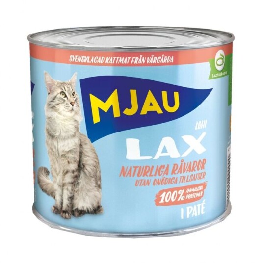 Mjau Paté Med Laks 635 G